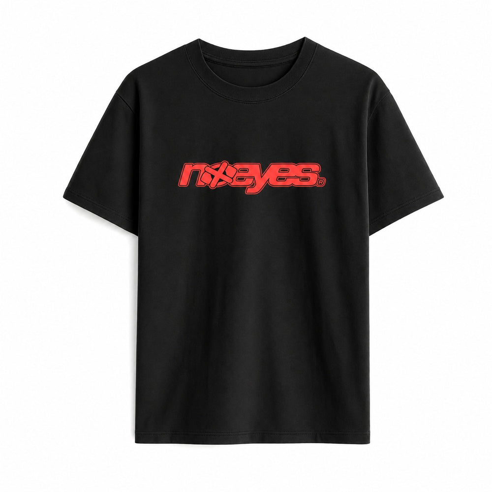 Camiseta Nostalgic negra vista frontal