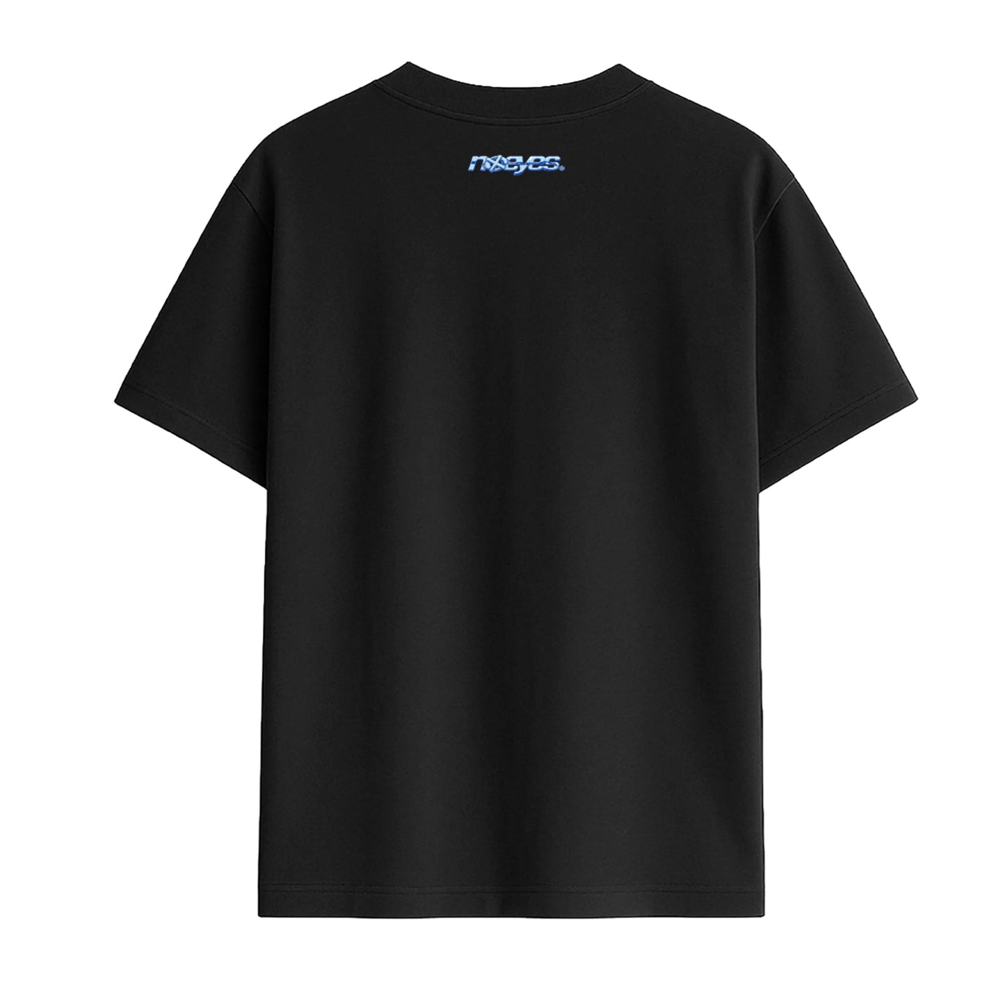 Camiseta NO EYES Pool Day negra vista trasera