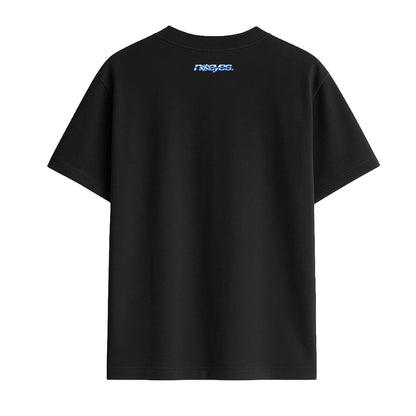 Camiseta NO EYES Pool Day negra vista trasera