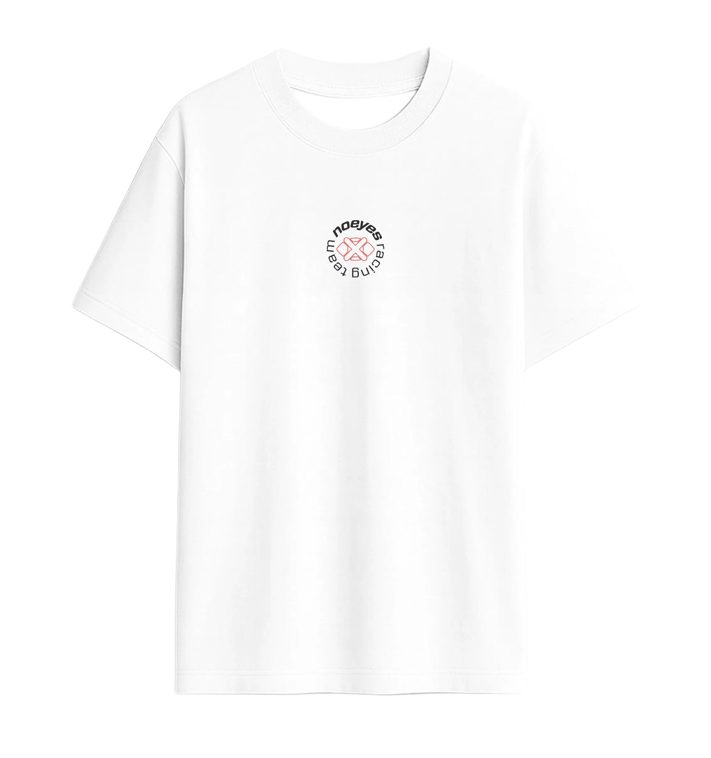 Camiseta Oversize NO EYES Racing Team White frontal