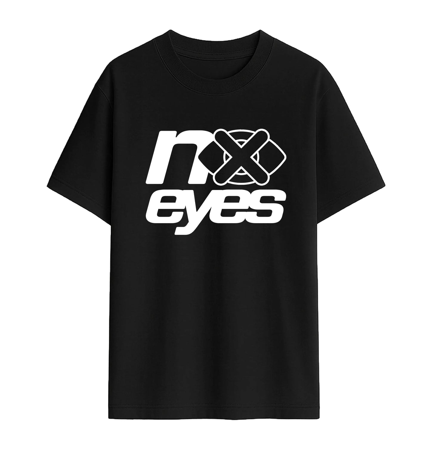 Camiseta Oversize No Eyes Sunfade Black - frontal