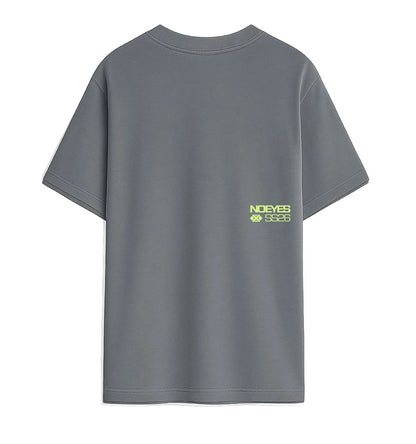 No Eyes Sunfade camiseta gris espalda
